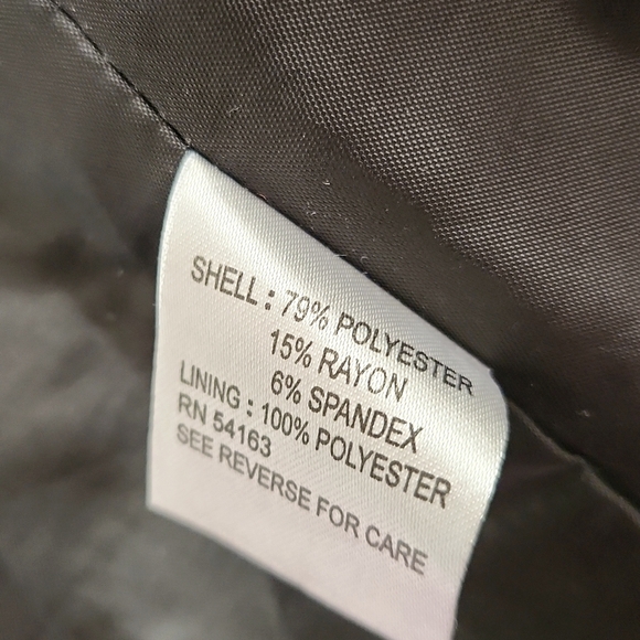 Calvin Klein Womens Stretch Blazer Suit Jacket 2 Button Up Long Sleeves Size 8 - Picture 5 of 8